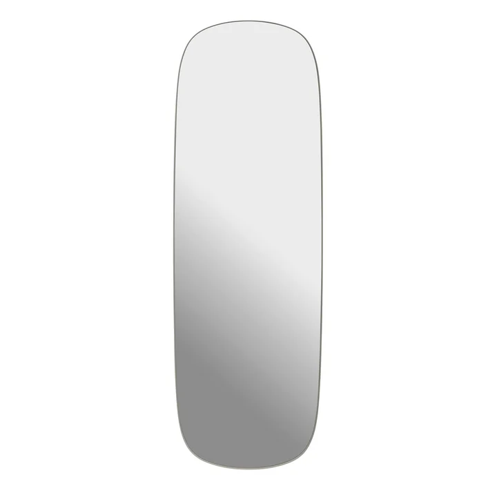 Muuto - Framed Mirror, 150 x 50 cm, gray / clear glass