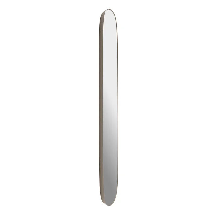 Muuto - Framed Mirror, 150 x 50 cm, taupe / clear glass