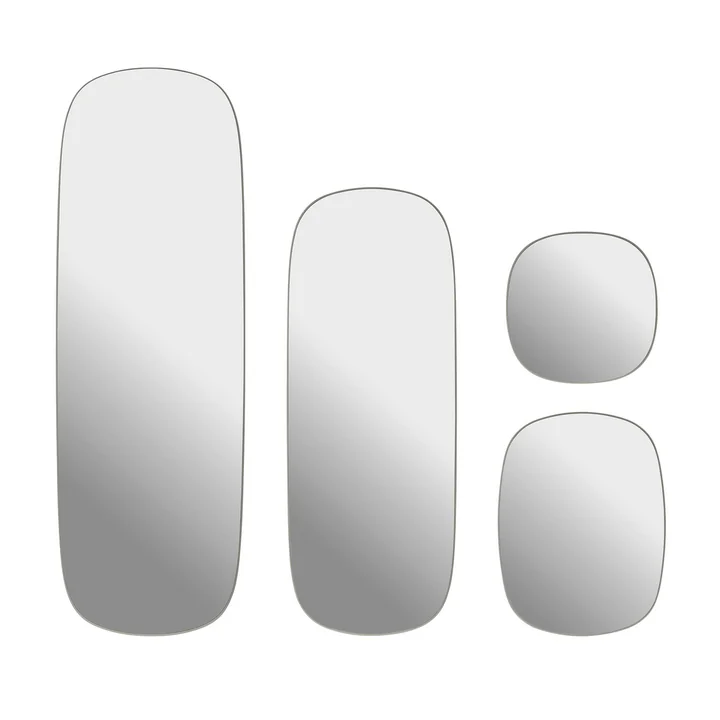 Muuto - Framed Mirror , group, gray