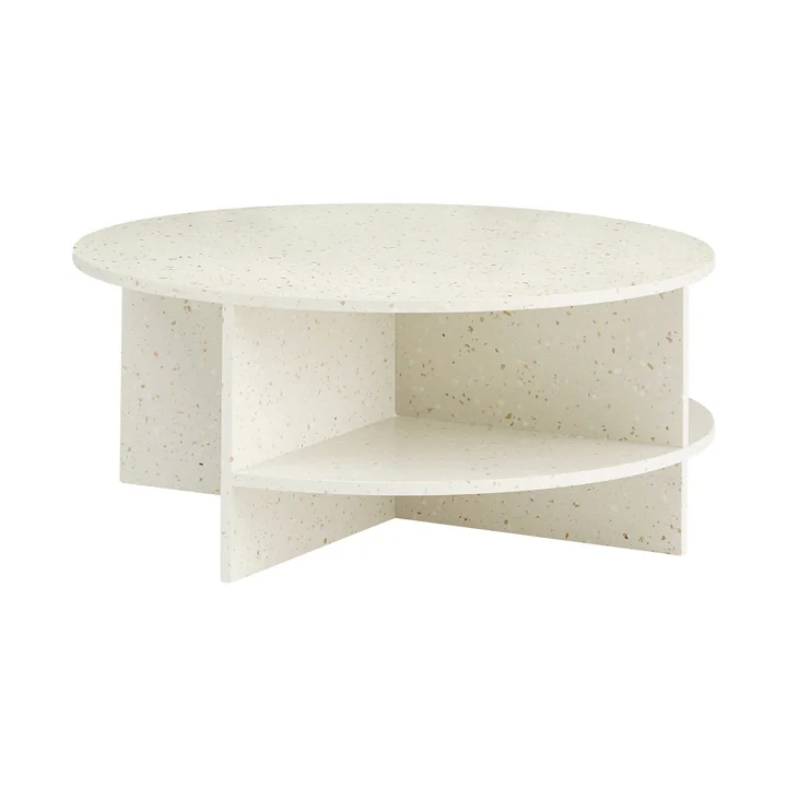 Muuto - Halves Coffee table, off-white terrazzo