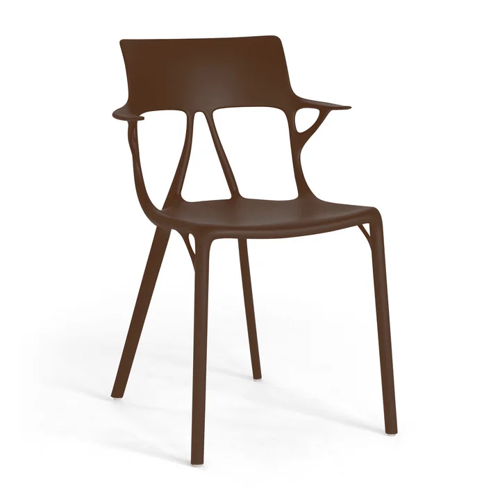 Kartell - AI chair, mocha brown
