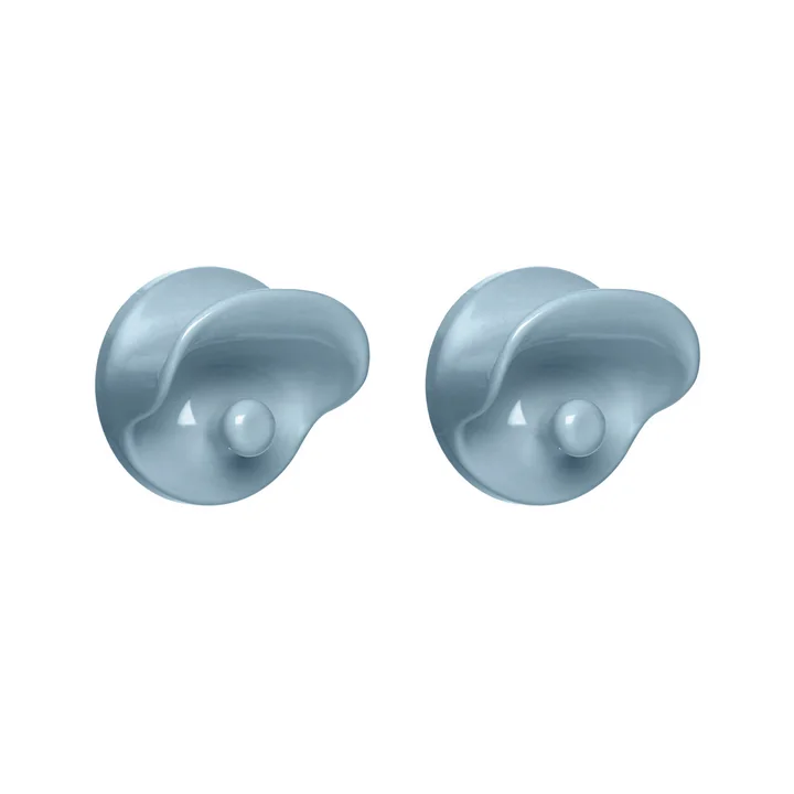 Kartell - Coat hook set of 2, light blue