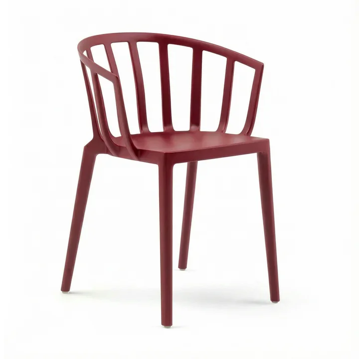 Kartell - Venice Mat chair, burgundy