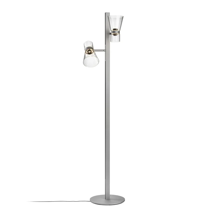 Flos - Nocturne Floor lamp F2 cone, silver