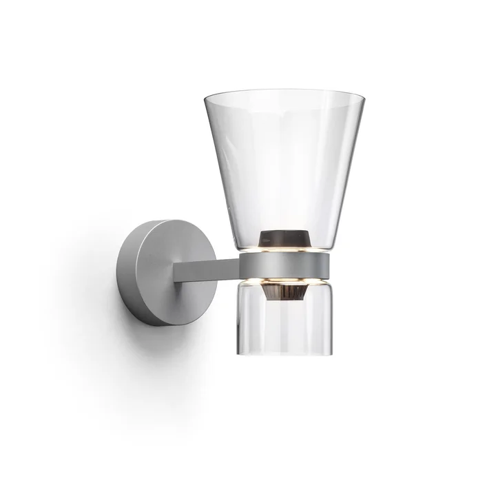 Flos - Nocturne Wall light cone EU, silver