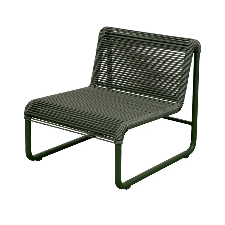 Cane-line - Al Dente Lounge chair, dark green
