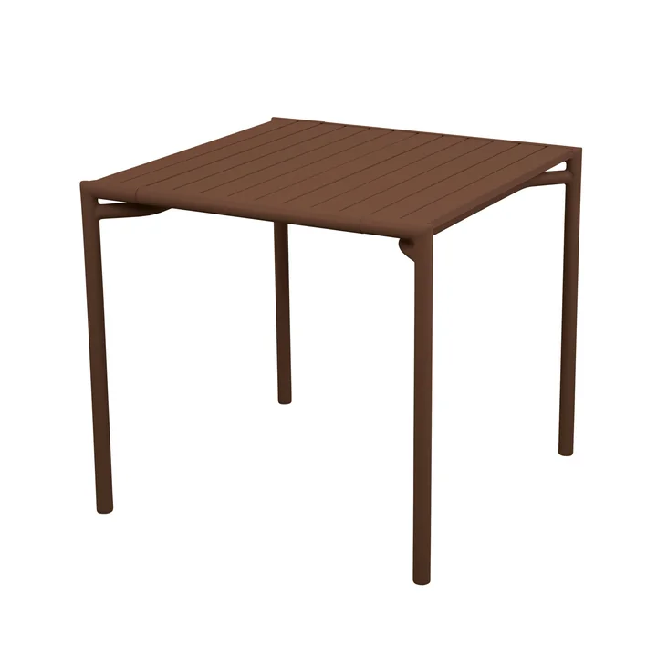 Cane-line - Bliss Dining table, 80 x 80 cm, desert red