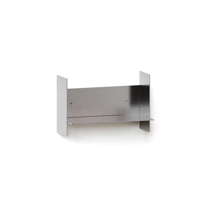 TipToe - PLI wall shelf, CORE, 15 x 30 cm, stainless steel