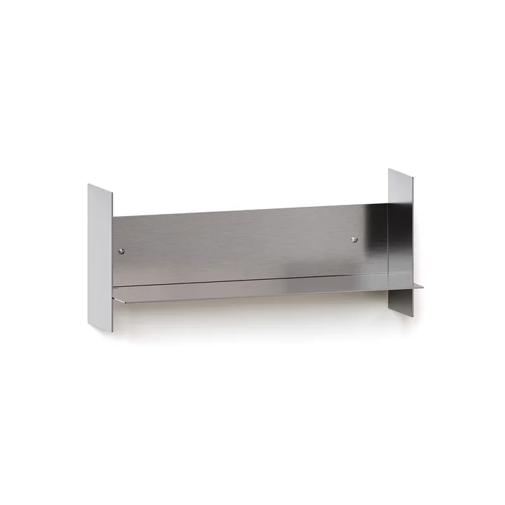 TipToe - PLI wall shelf, CORE, 15 x 45 cm, stainless steel