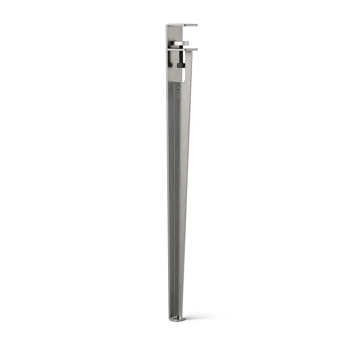 TipToe - Table and desk leg H 75 cm, CORE, stainless steel