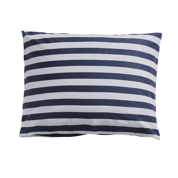 Été Pillowcase, 50 x 60 cm, midnight blue / light gray from HAY