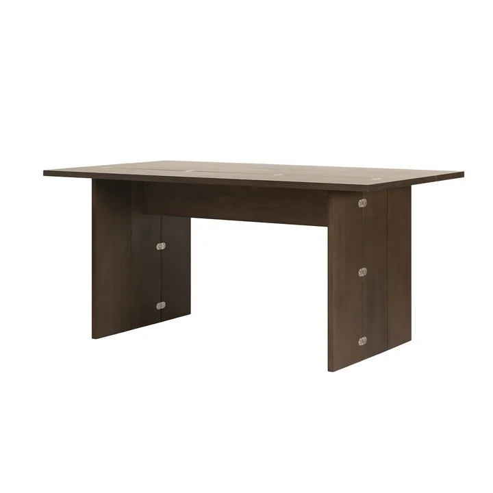 Design House Stockholm - Flip Table, 3-fold folding, 160 x 90 cm, dark oak