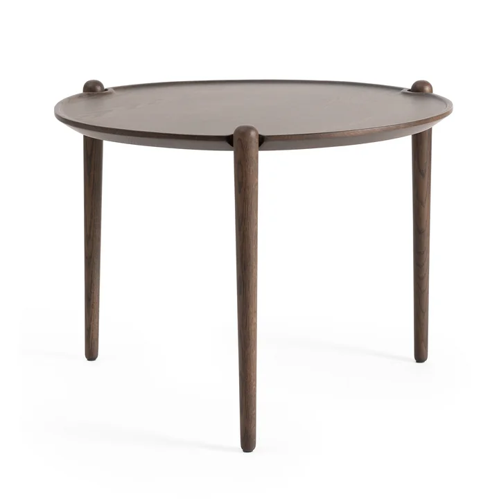 Design House Stockholm - Aria Side table high, Ø 60 x 46 cm, dark oak