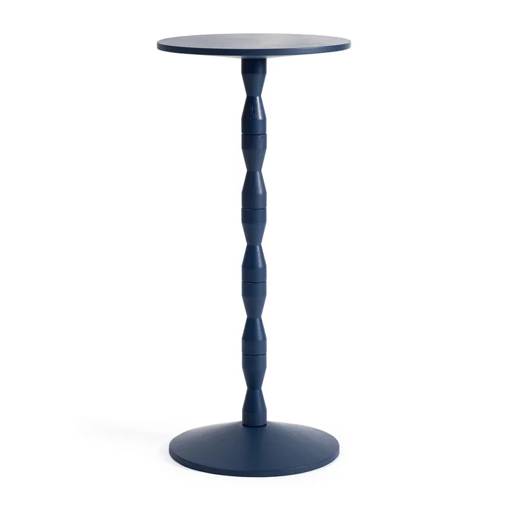 Design House Stockholm - Pedestal Side table, blue