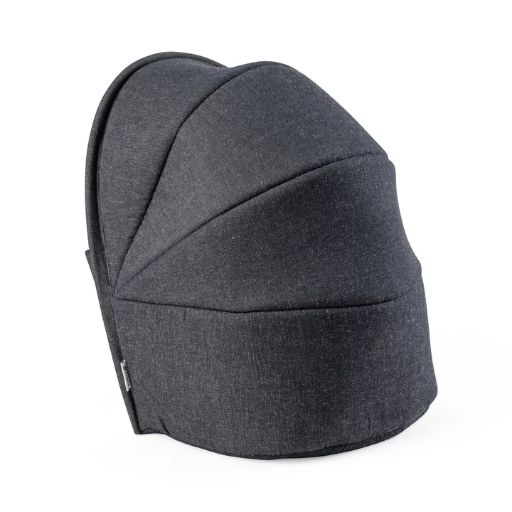 Sebra - Baby Nestchen Canopy, gray melange