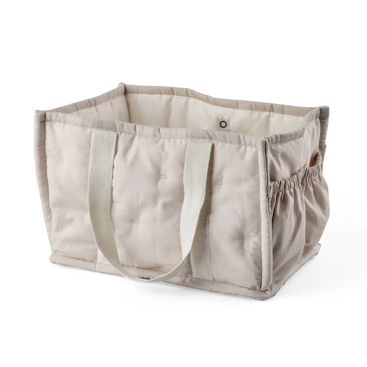 Sebra - Basket for diaper-changing supplies, morning beige