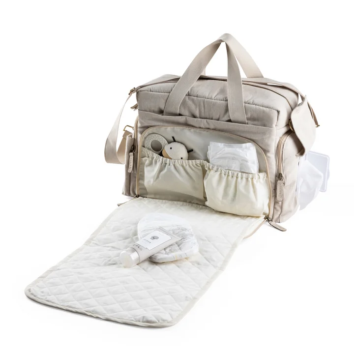 Sebra - On-the-go Diaper Bag, Beige Melange