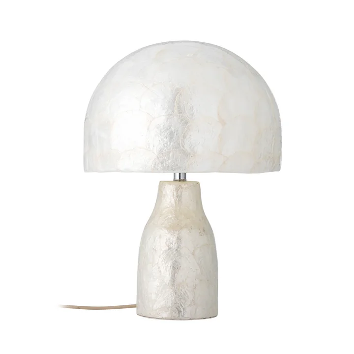 Bloomingville - Adria table lamp, H 43 cm, mother of pearl