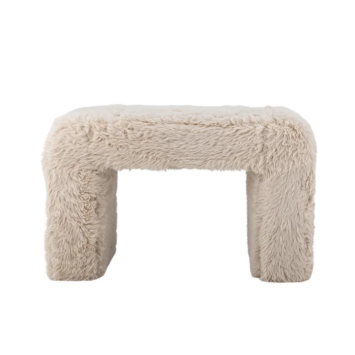 Bloomingville - Bobbie Stool, Fluffy, beige