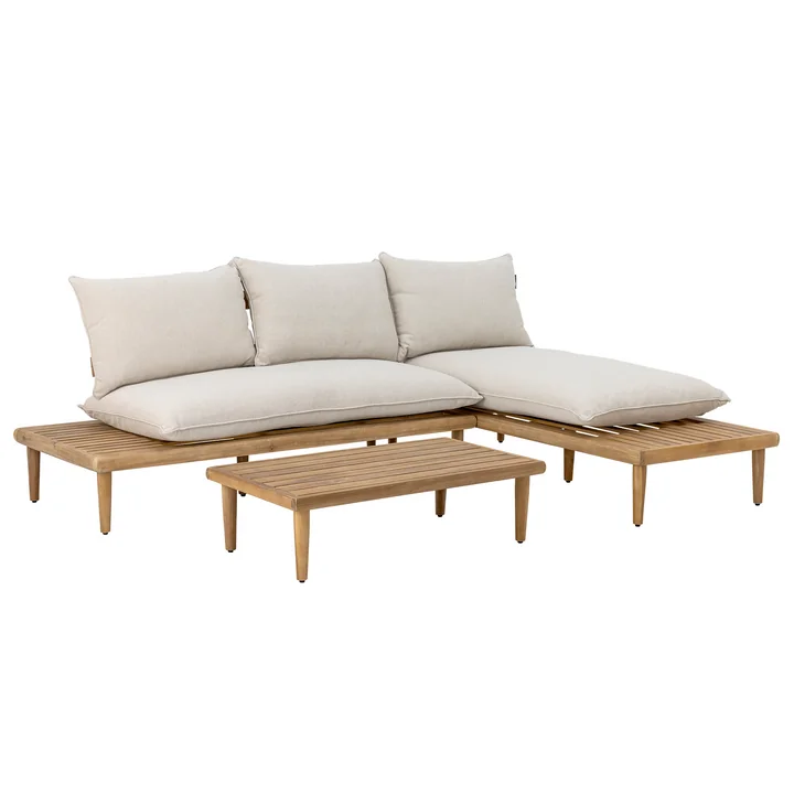 Bloomingville - Cesano Outdoor lounge set, nature, acacia