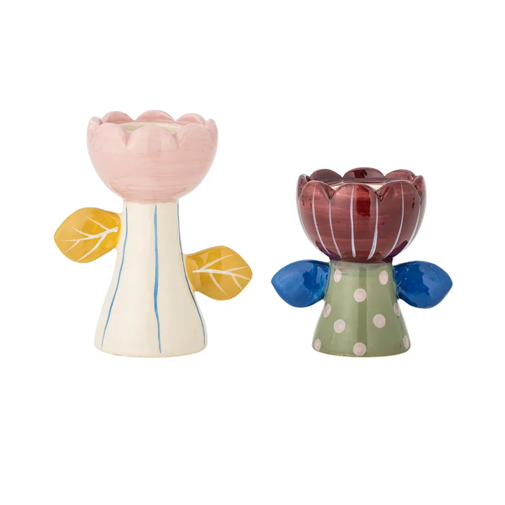 Bloomingville - Florita Votive & Candle holder, multi (set of 2)