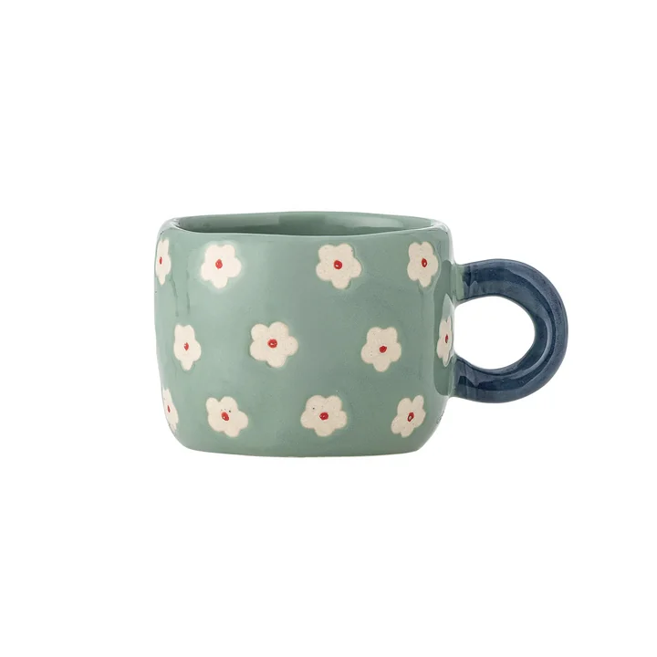 Bloomingville - Nini Cup, flower, blue