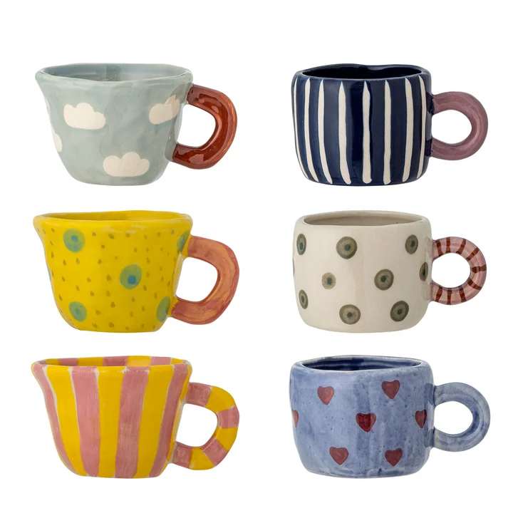 Bloomingville - Nini Cup, multipack, multi (set of 6)