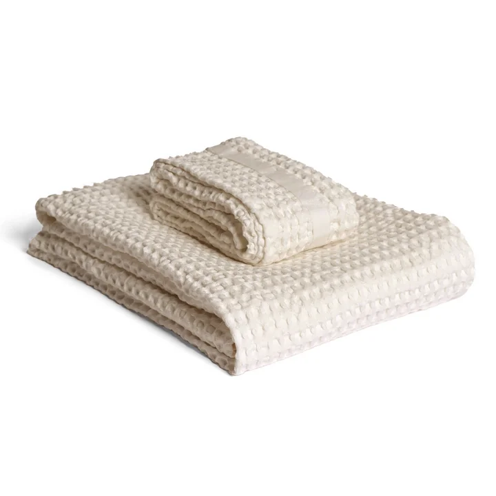 The Organic Company - Big Waffle Towel, Gift Set, stone