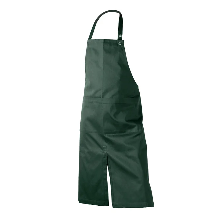 The Organic Company - Apron with pocket, dark green