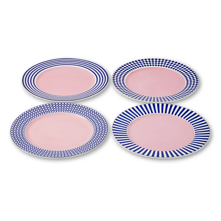 POLSPOTTEN - Aunty Dinner plates, Ø 27 cm, set of 4