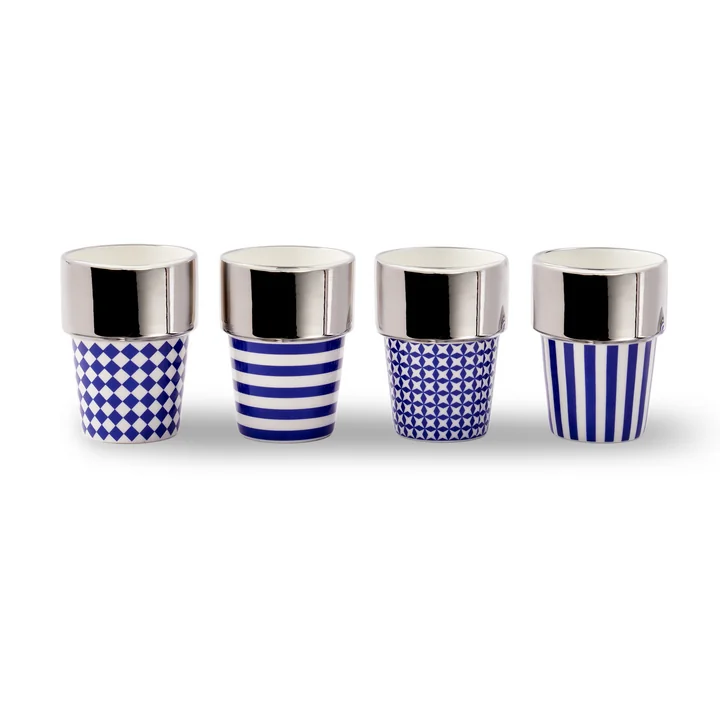 POLSPOTTEN - Aunty series (set of 4), cups, multicolored