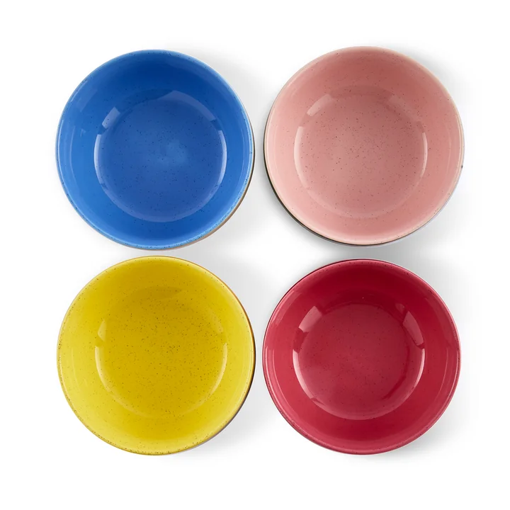 POLSPOTTEN - Breakfast bowls set of 4, multicolored
