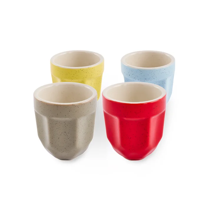 POLSPOTTEN - Polygon Cups set of 4, espresso