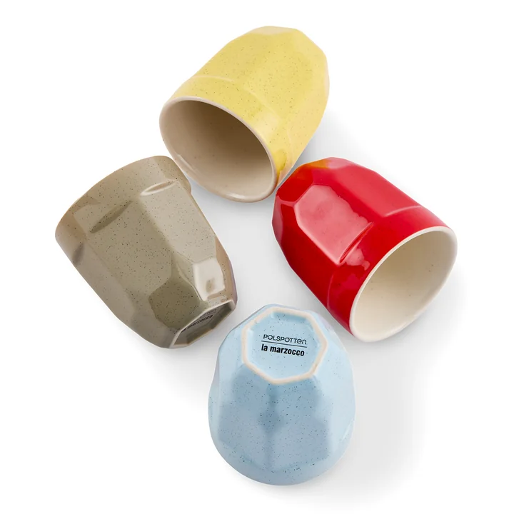 POLSPOTTEN - Polygon Cups set of 4, latte