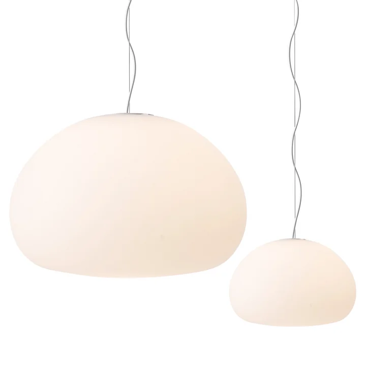 Muuto - Fluid pendant lamp, 23 Ø cm and 42 Ø cm, opal white