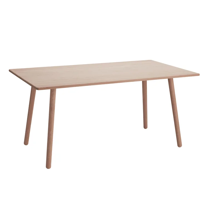 Skagerak Georg dining table, white pigmented oak by Fritz Hansen