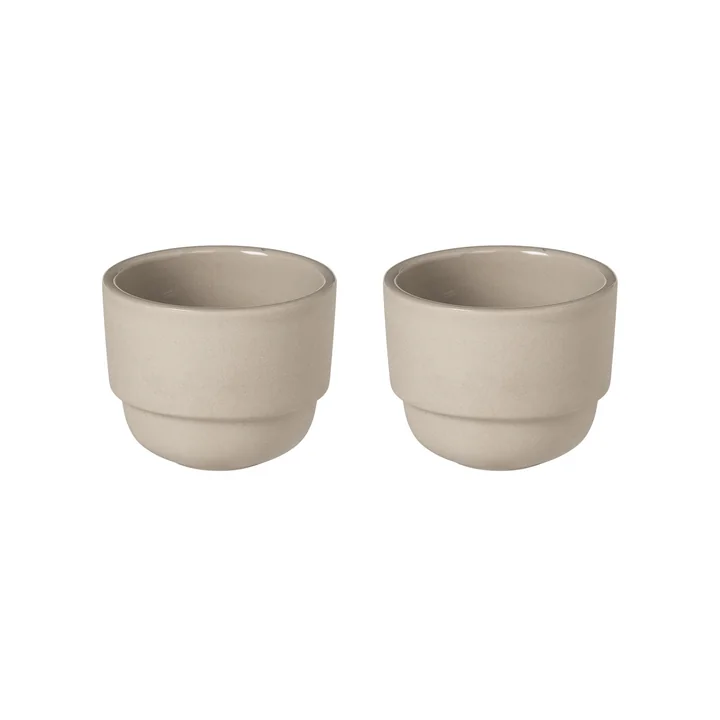 Broste Copenhagen - Nordic Bistro Espresso Cup, Beige (Set of 2)