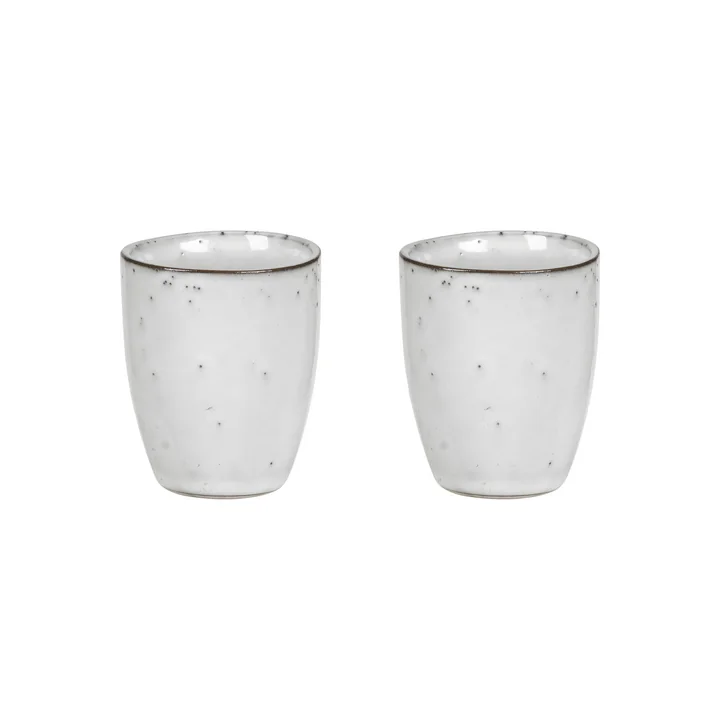Broste Copenhagen - Nordic Sand Espresso Cups, 10 cl (Set of 2)