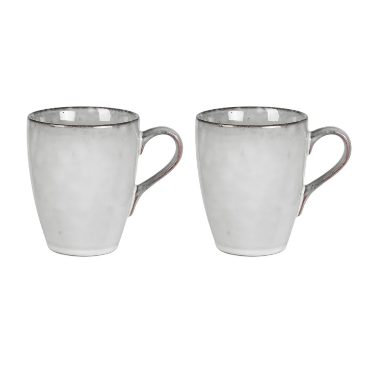 Broste Copenhagen - Nordic Sand Mega Mug 40 cl (set of 2)