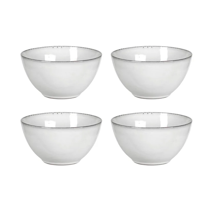 Broste Copenhagen - " Nordic Sand " Bowl, Ø 17 x H 8 cm (set of 4)