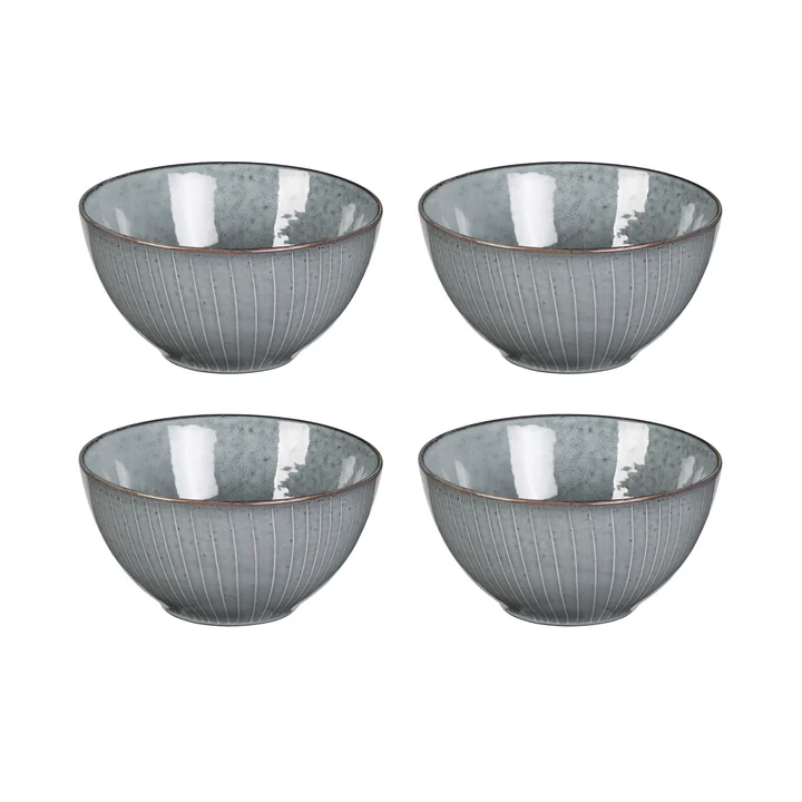 Broste Copenhagen - Nordic Sea Bowl, Ø 17 x H 6 cm (set of 4)