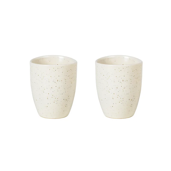 Broste Copenhagen - " Nordic Vanilla " Espresso Mug, 10 cl (set of 2)