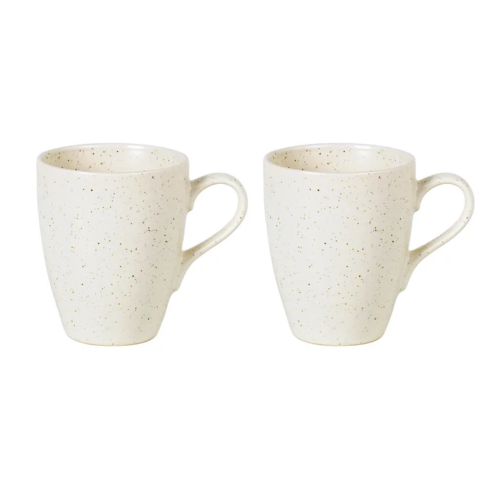 Broste Copenhagen - " Nordic Vanilla " Mega Mug, 40 cl (set of 2)