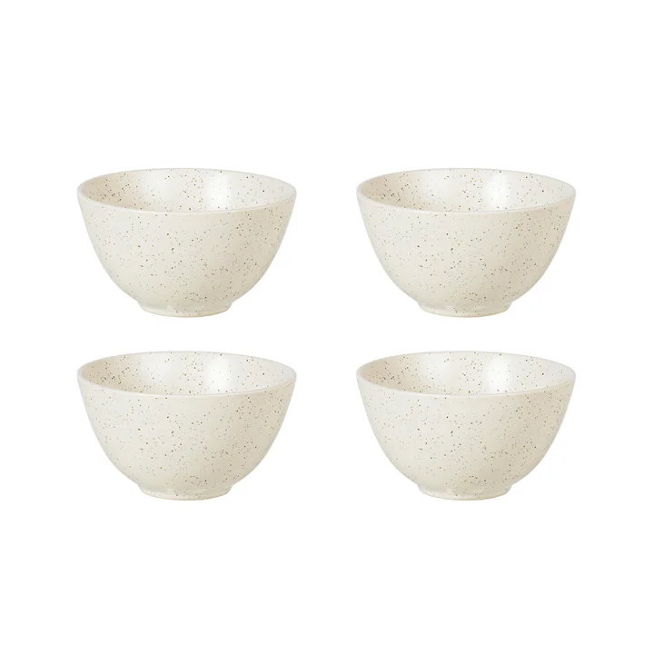 Broste Copenhagen - Nordic Vanilla Bowl, Ø 15 x H 8 cm (set of 4)