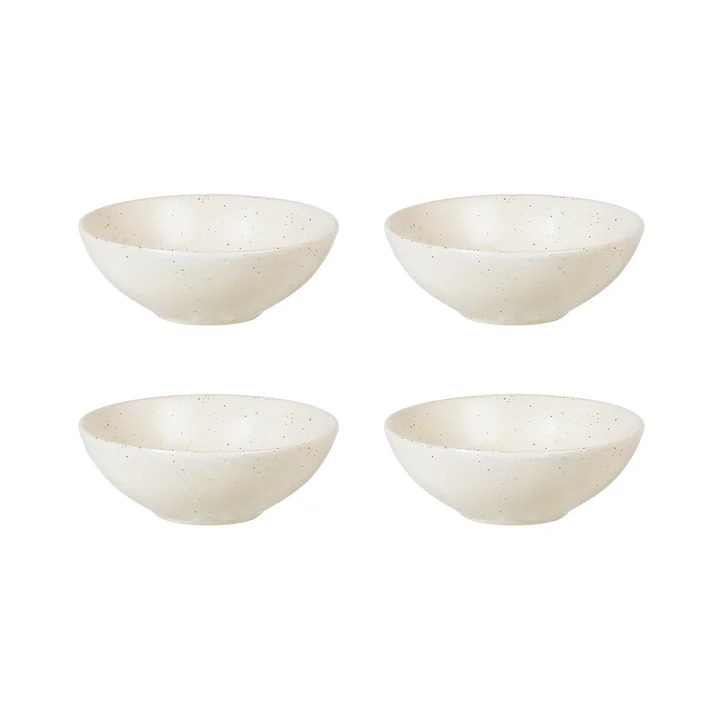 Broste Copenhagen - Nordic Vanilla Bowl, Ø 17 x H 6 cm (set of 4)