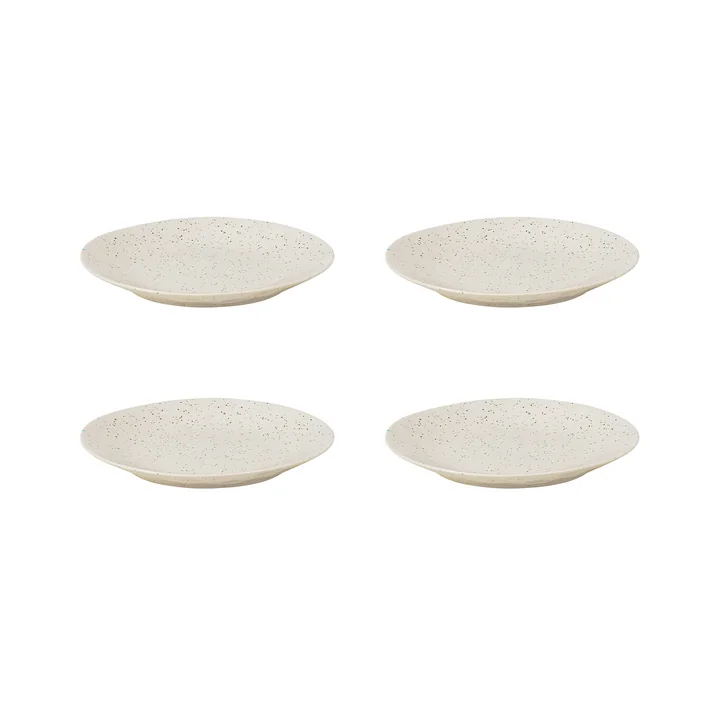 Broste Copenhagen - " Nordic Vanilla " Plates, Ø 15 cm (set of 4)