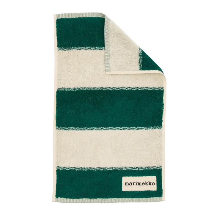 Marimekko - Galleria Guest towel, 30 x 50 cm, emerald / melon