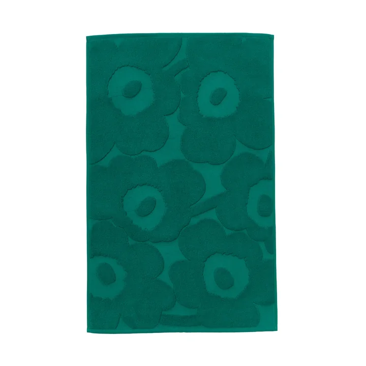 Marimekko - Unikko Bath Mat, 50 x 80 cm, emerald