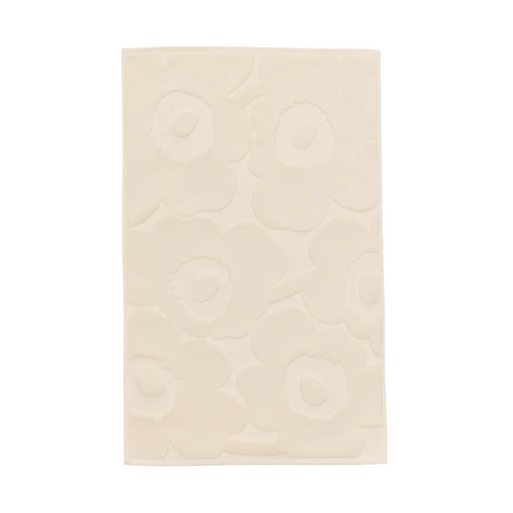 Marimekko - Unikko Bath Mat, 50 x 80 cm, off-white