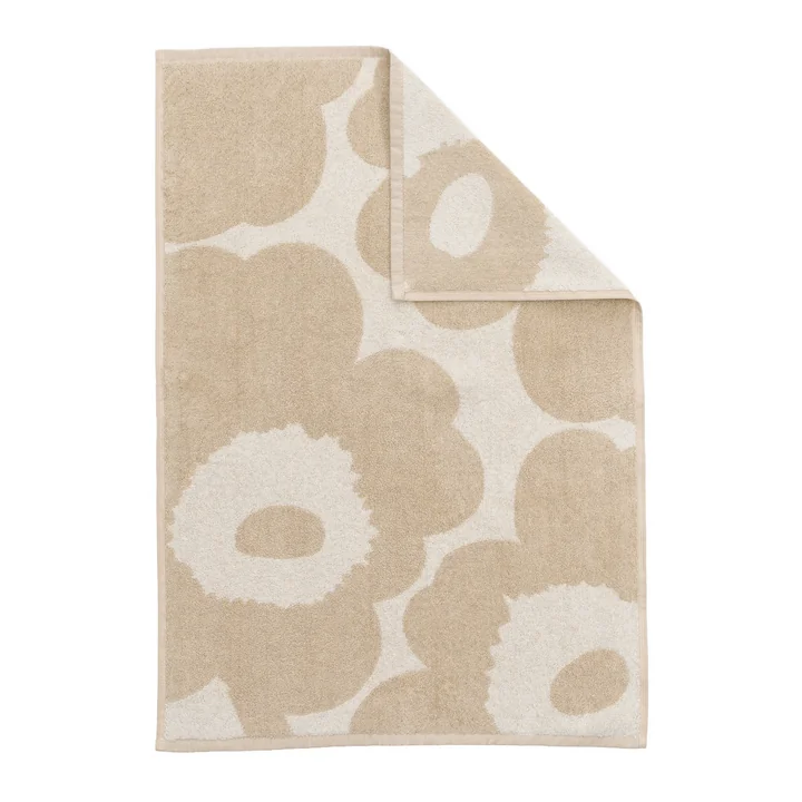 Marimekko - Unikko Towel 50 x 70 cm, off-white / linen